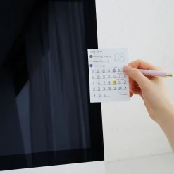 Dateless Calendar Sticky Note