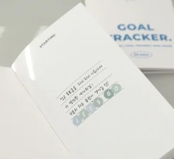 30 Days Goal Tracking Slim Notebook