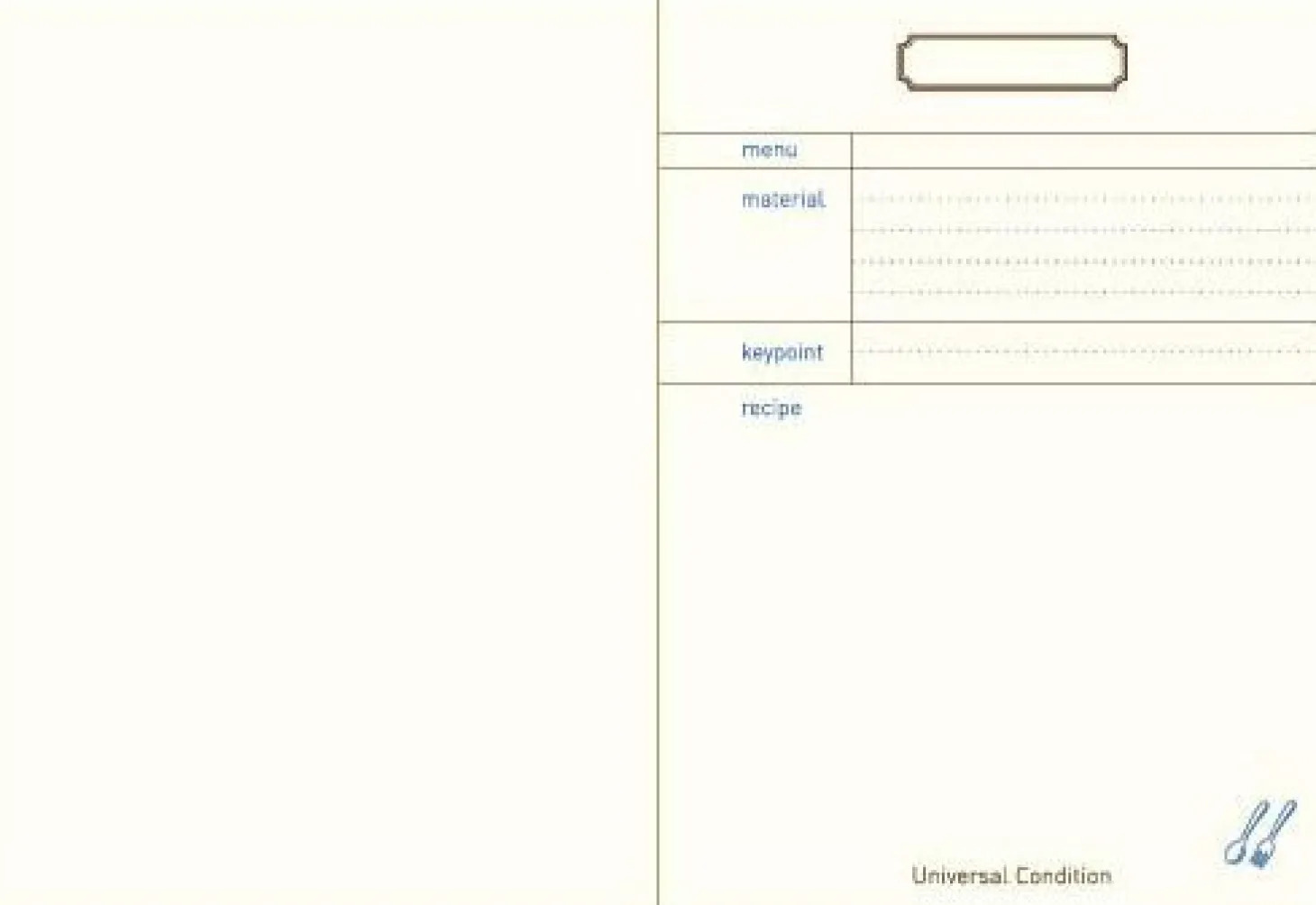 Delicious Recipe Notebook