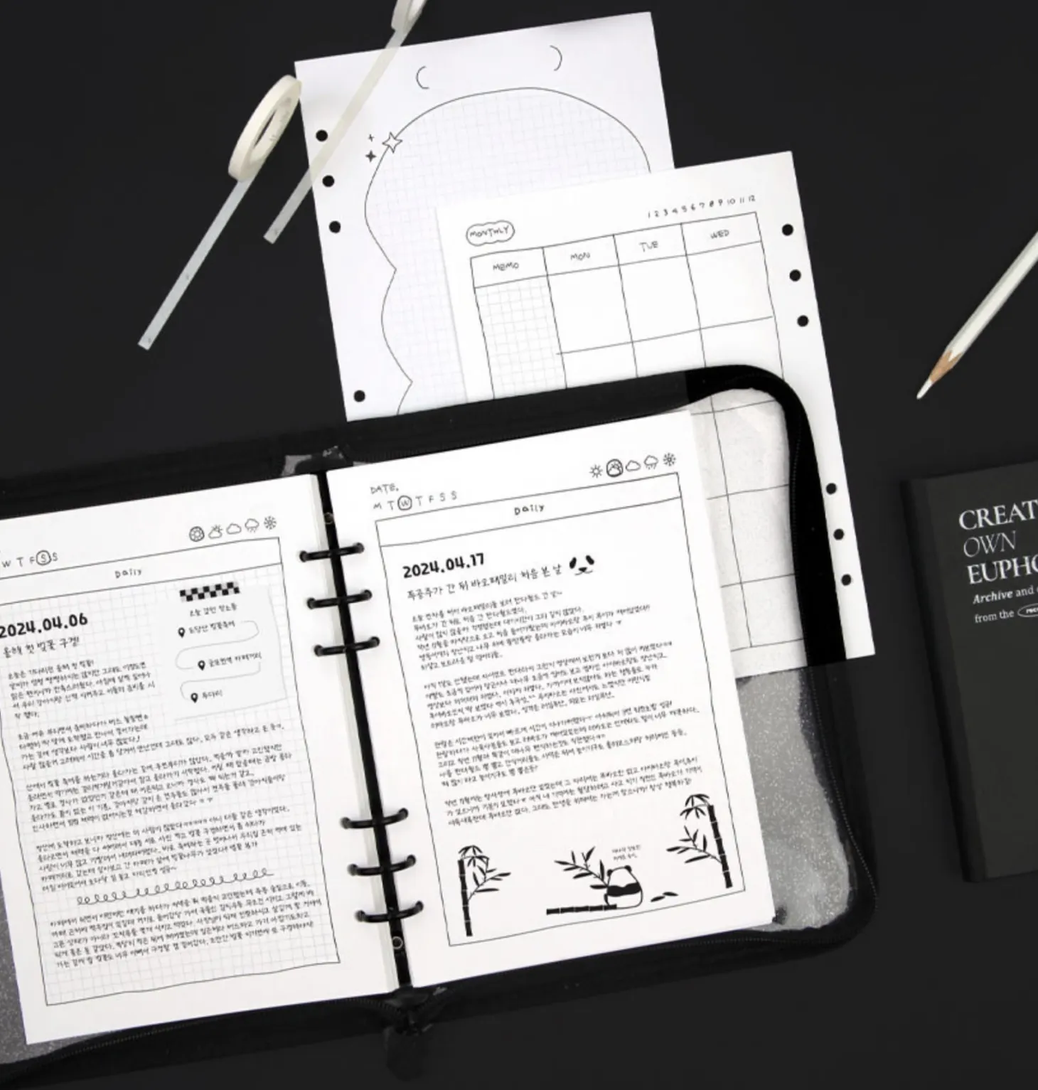 Doodle Bulk 6 Ring A5 Planner Refill