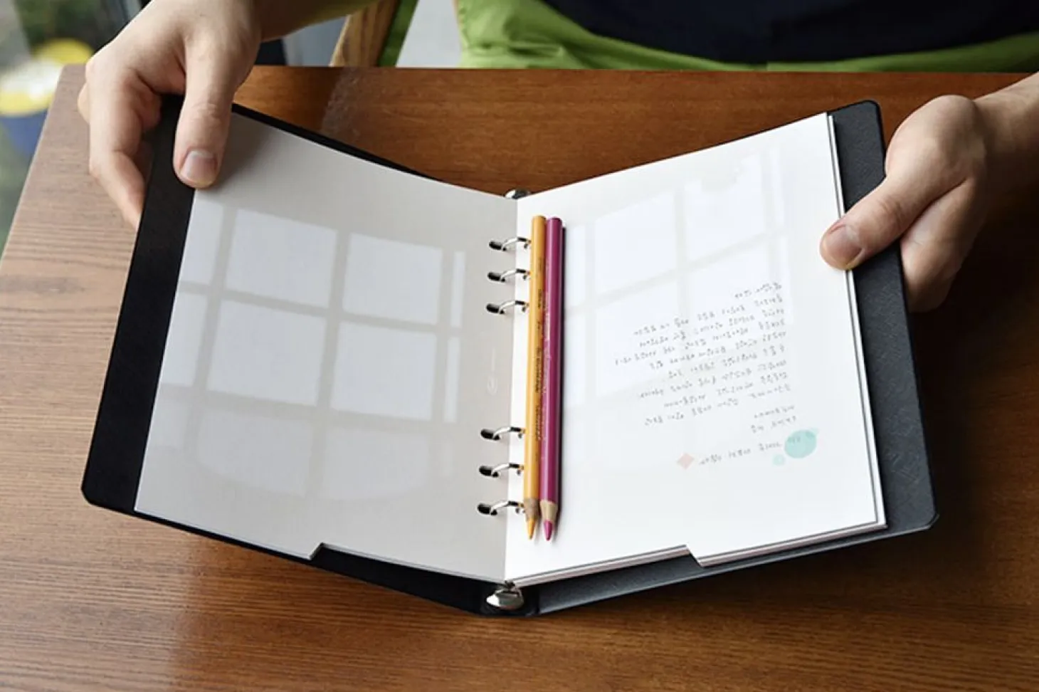 Double-sided Classy 6 Ring A5 Index Planner Refill