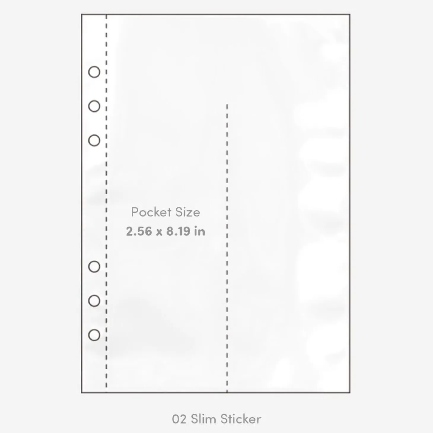 Double-sided 6 Ring A5 Pocket Refill