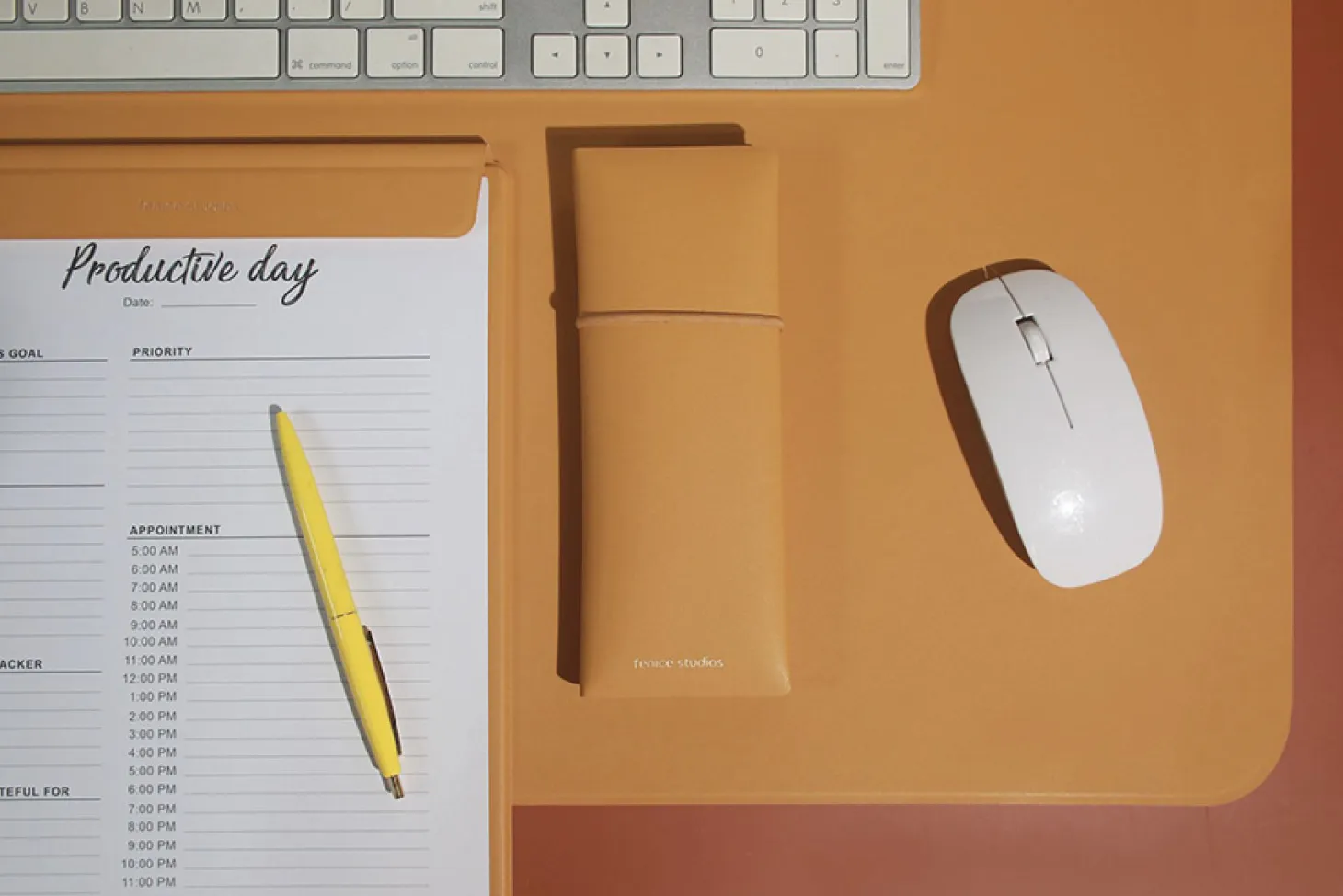 Dual Pocket Band Pencil Case