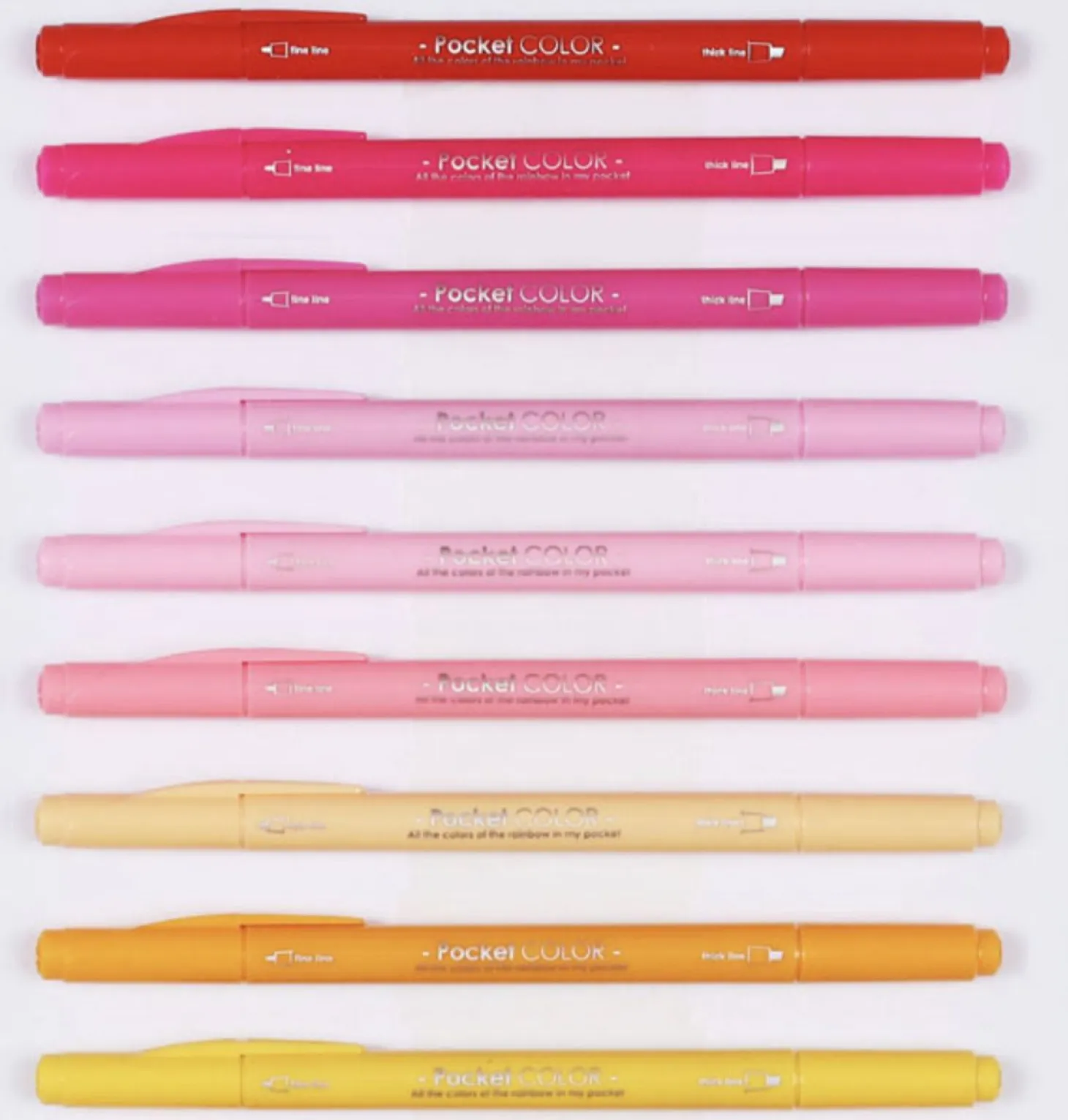 Dual Tip Pocket Color Pen