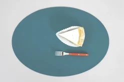 Ellipse Edge Leather Dining Placemat