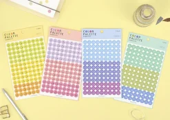 Face Color Palette Sticker