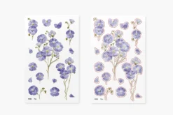 Flax Pressed Flower Sticker