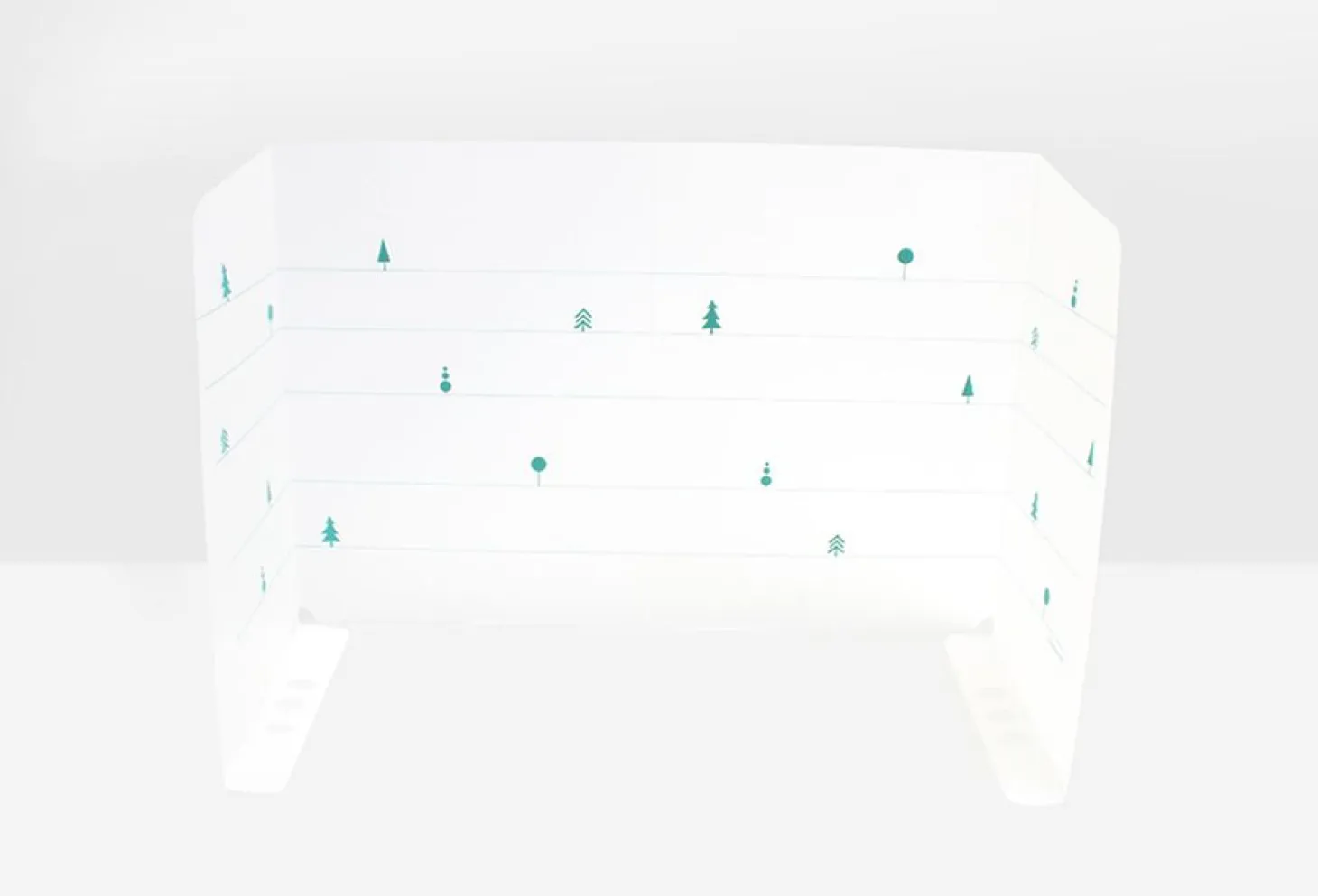Foldable Desk Partition