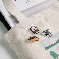 Food Acrylic Pin Badge