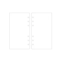 Fountain Friendly 6 Ring A6 Plain Note Refill