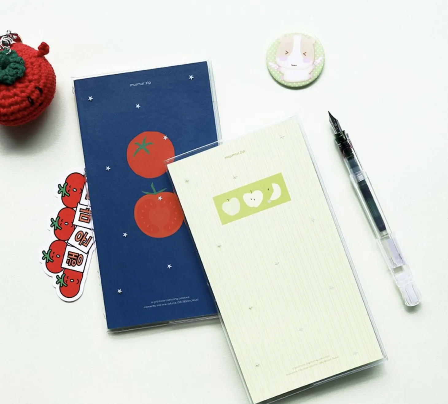 Fountain Friendly Zip Grid Notebook