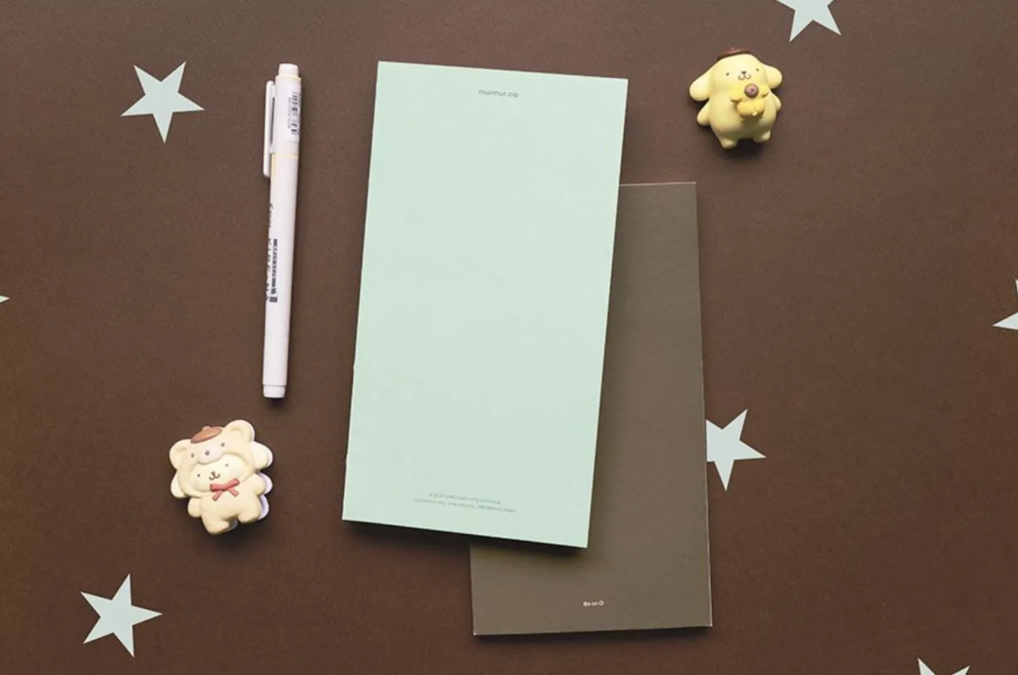 Fountain Friendly Zip Grid Notebook