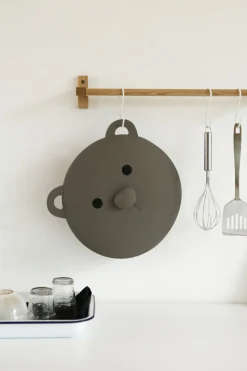 Gray Bear Silicone Pot Lid