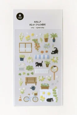 Green Alley Deco Sticker