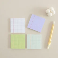 Grid Pattern Sticky Note Set