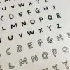 Handwriting #2 Alphabet Deco Sticker