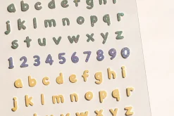 Handwriting #3 Alphabet Deco Sticker