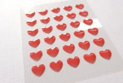 Heart Epoxy Deco Sticker