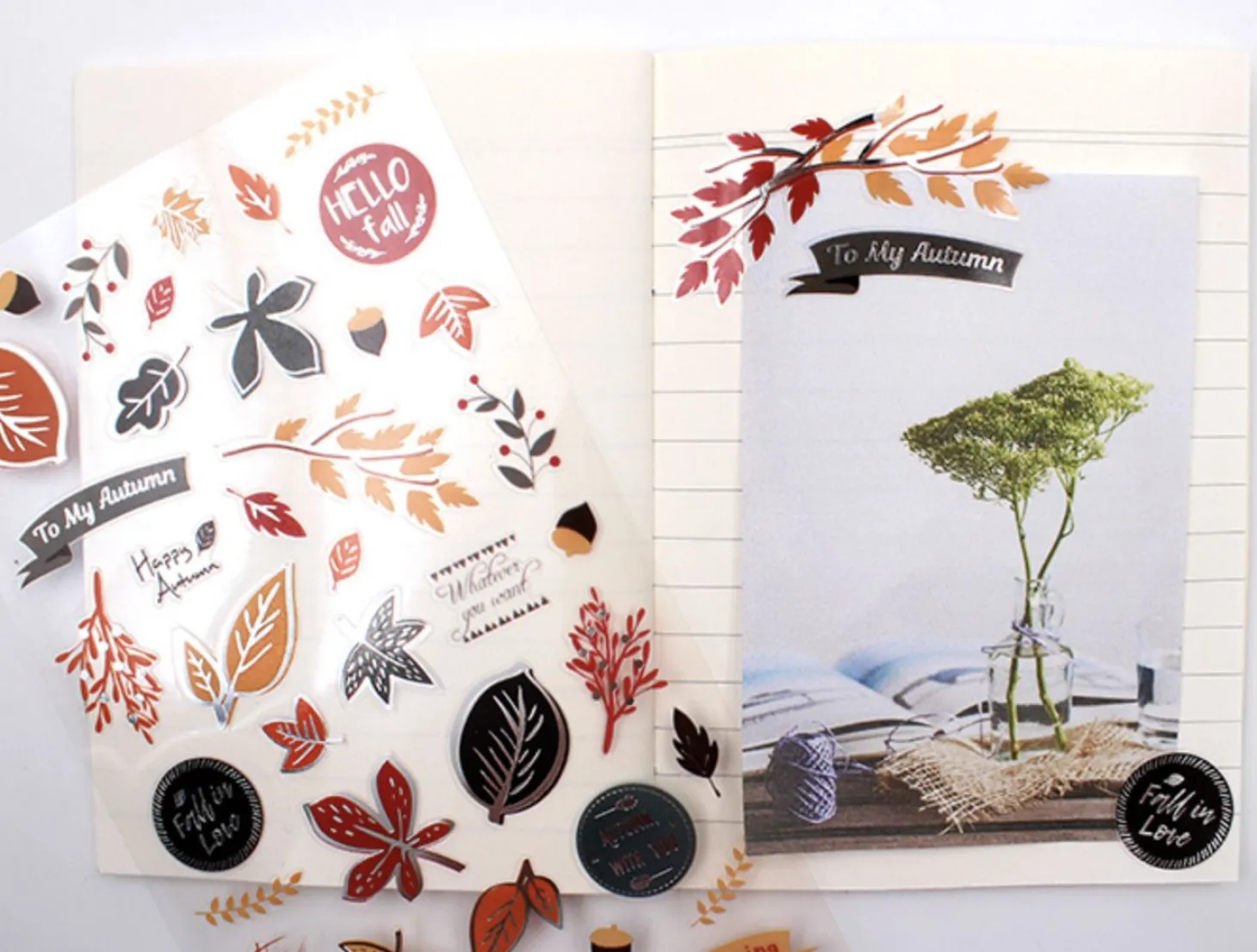 Hello Fall Petit Deco Sticker