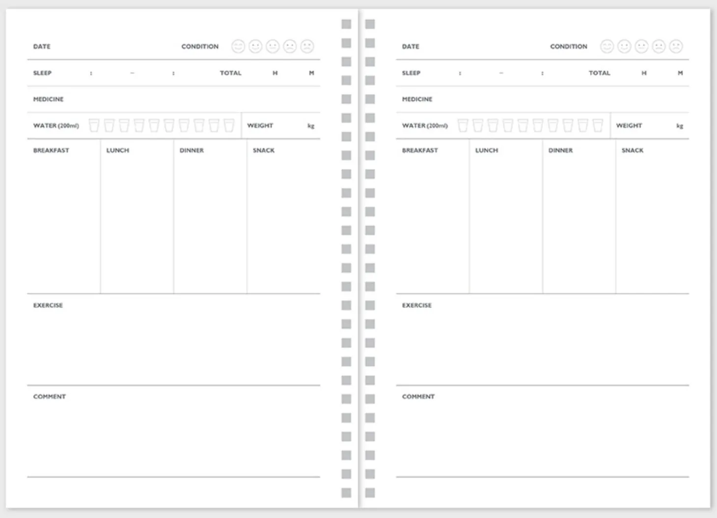 Hello My Health A5 Journal