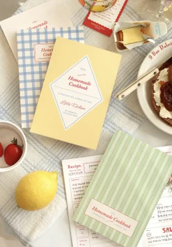 Homemade Cookbook Recipe Journal