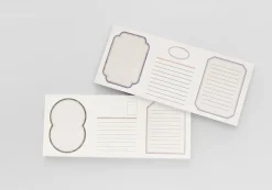 Horizontal Letter Memo Pad