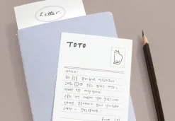 Horizontal Letter Memo Pad