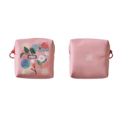Illustrated Mini Zip Pouch