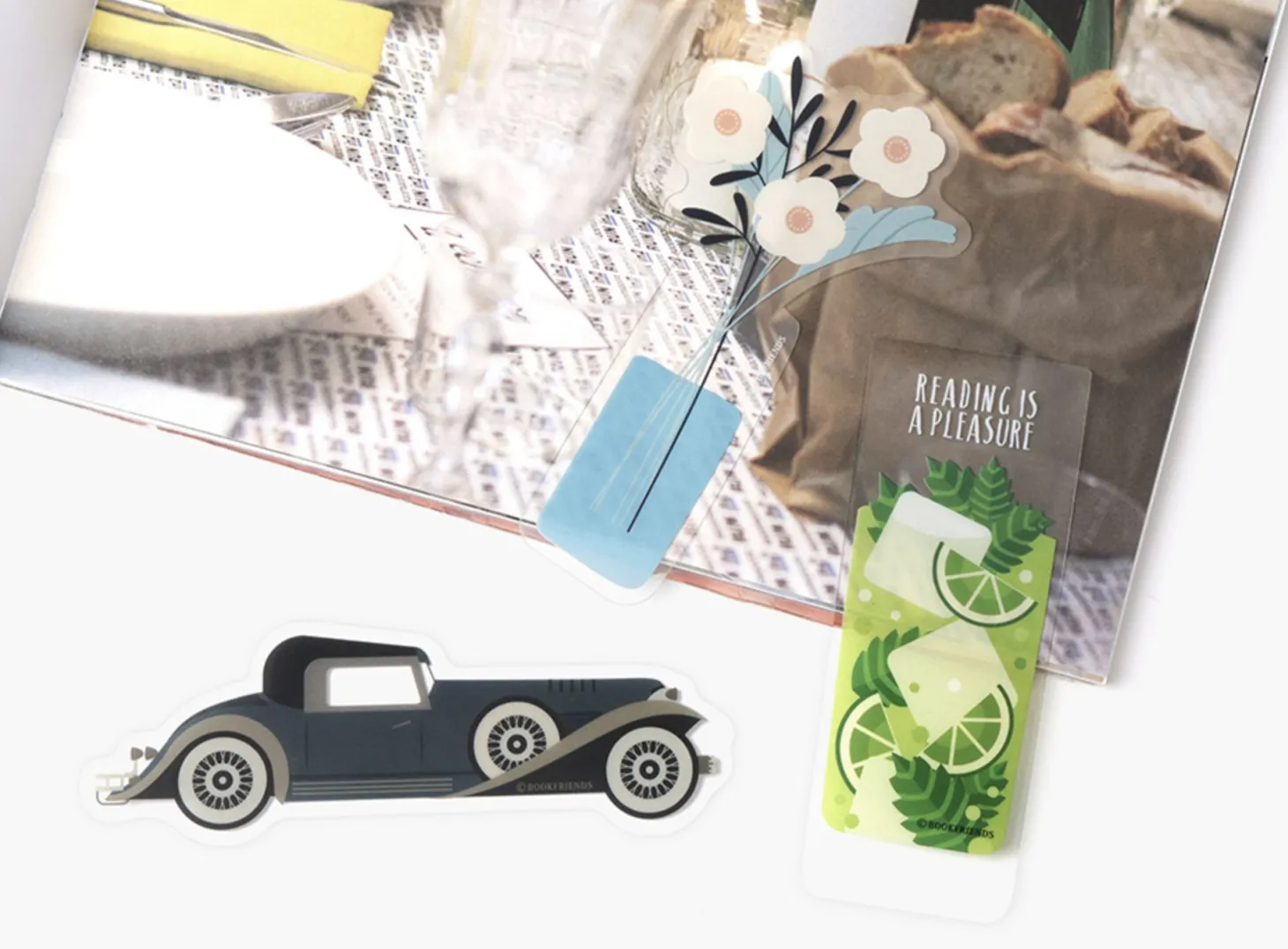 Illustration Clear Bookmark
