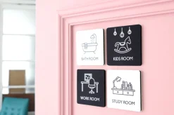 Ivory Pictogram Door Sign