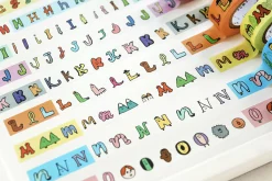 JAM JAM Alphabet Masking Tape (A-N)