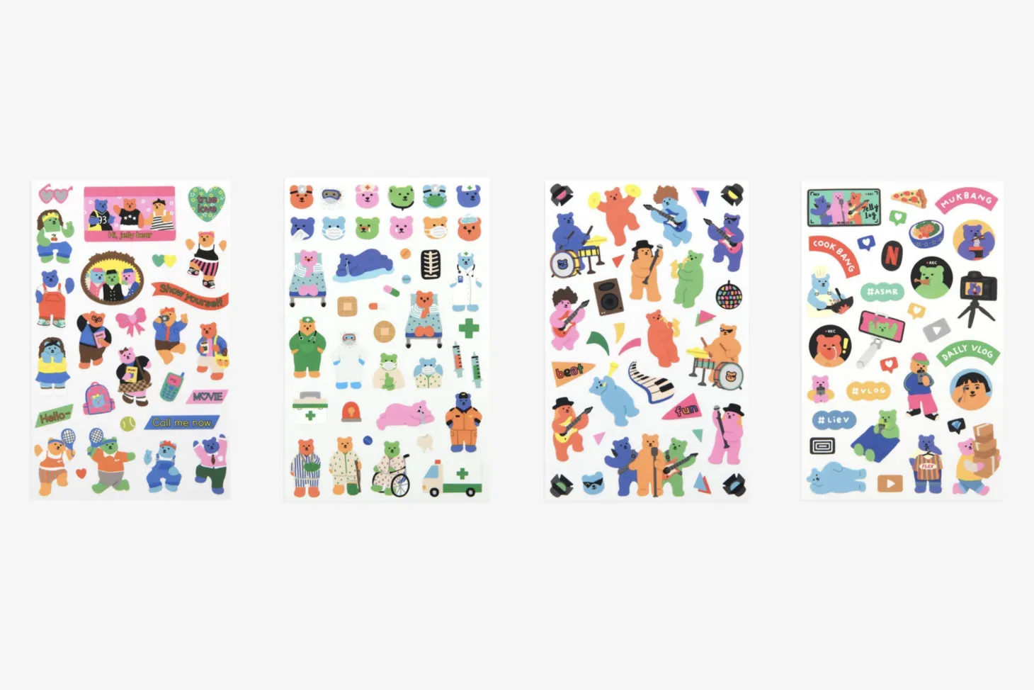 Jelly Bear Deco Sticker v2