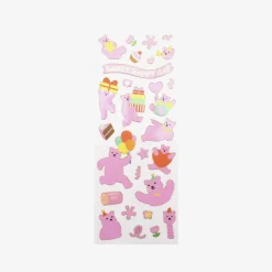 Jelly Bear Goldline Sticker v1