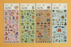 Jelly Bear Slim Diary Sticker v1
