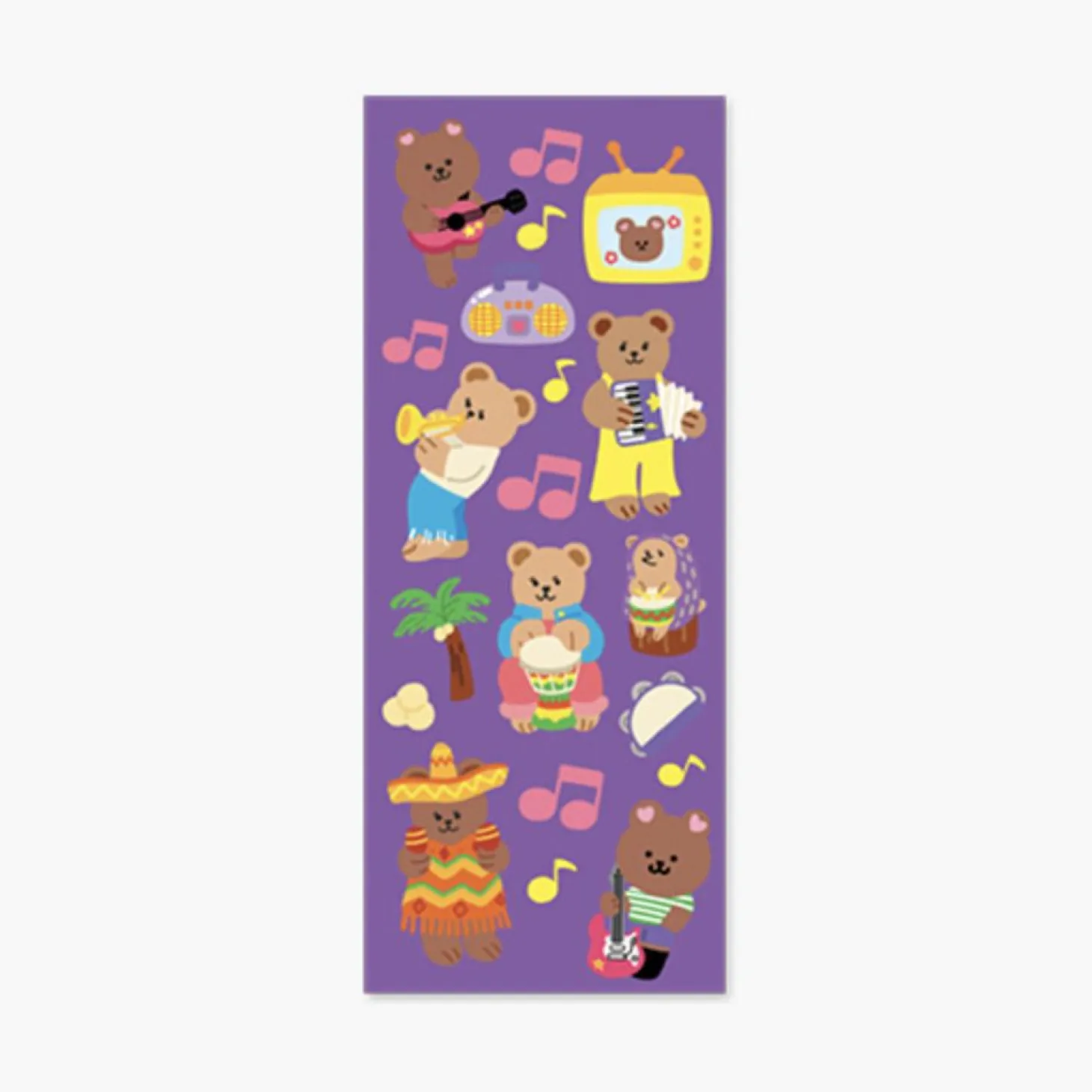 Juicy Bear Removable Slim Sticker v1