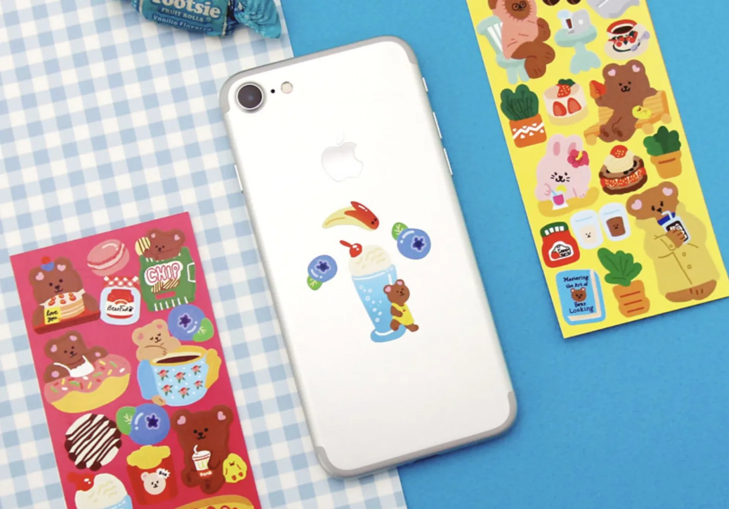 Juicy Bear Removable Slim Sticker v1