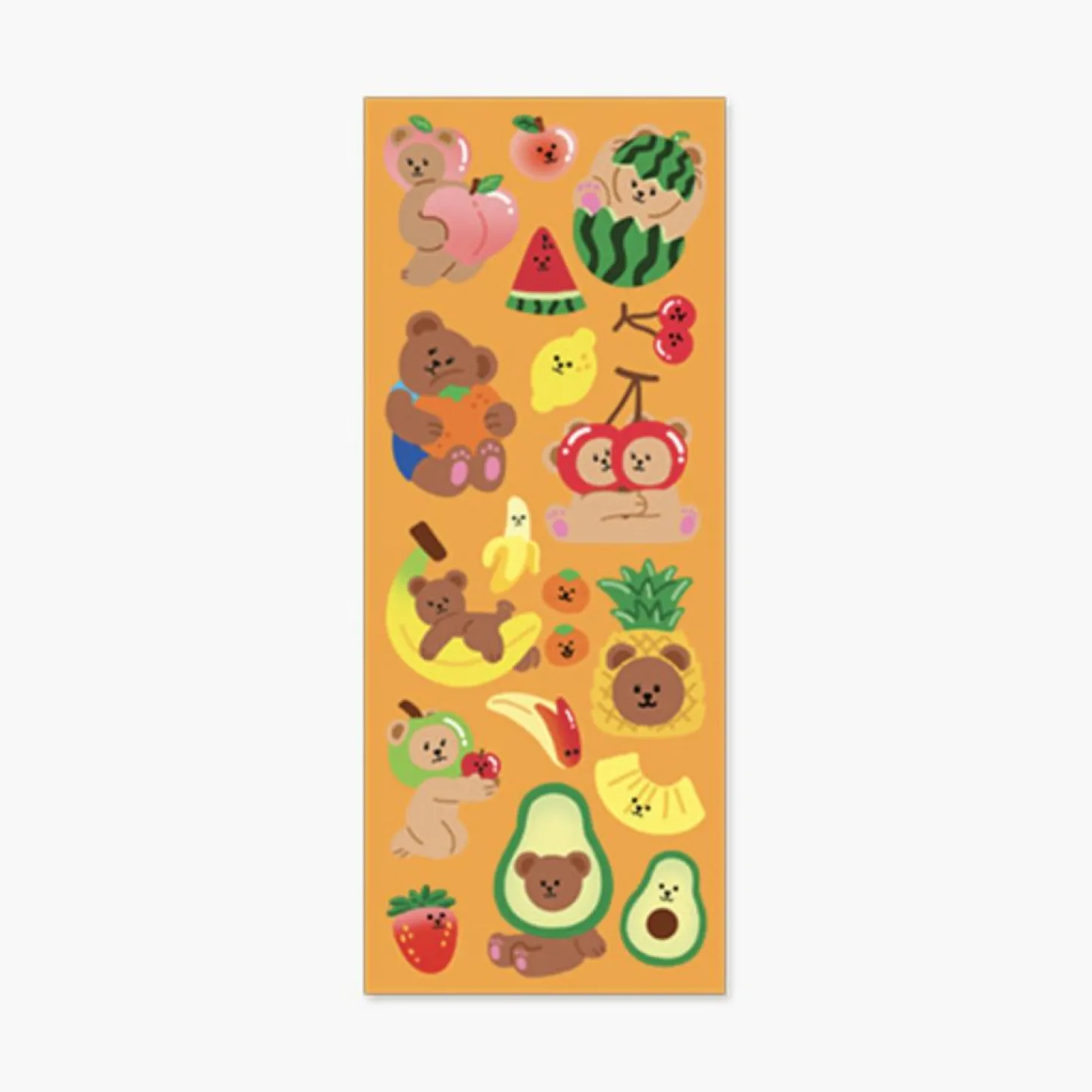 Juicy Bear Removable Slim Sticker v1