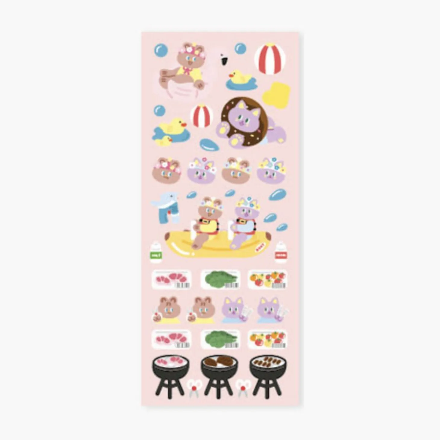 Juicy Bear Removable Slim Sticker v2