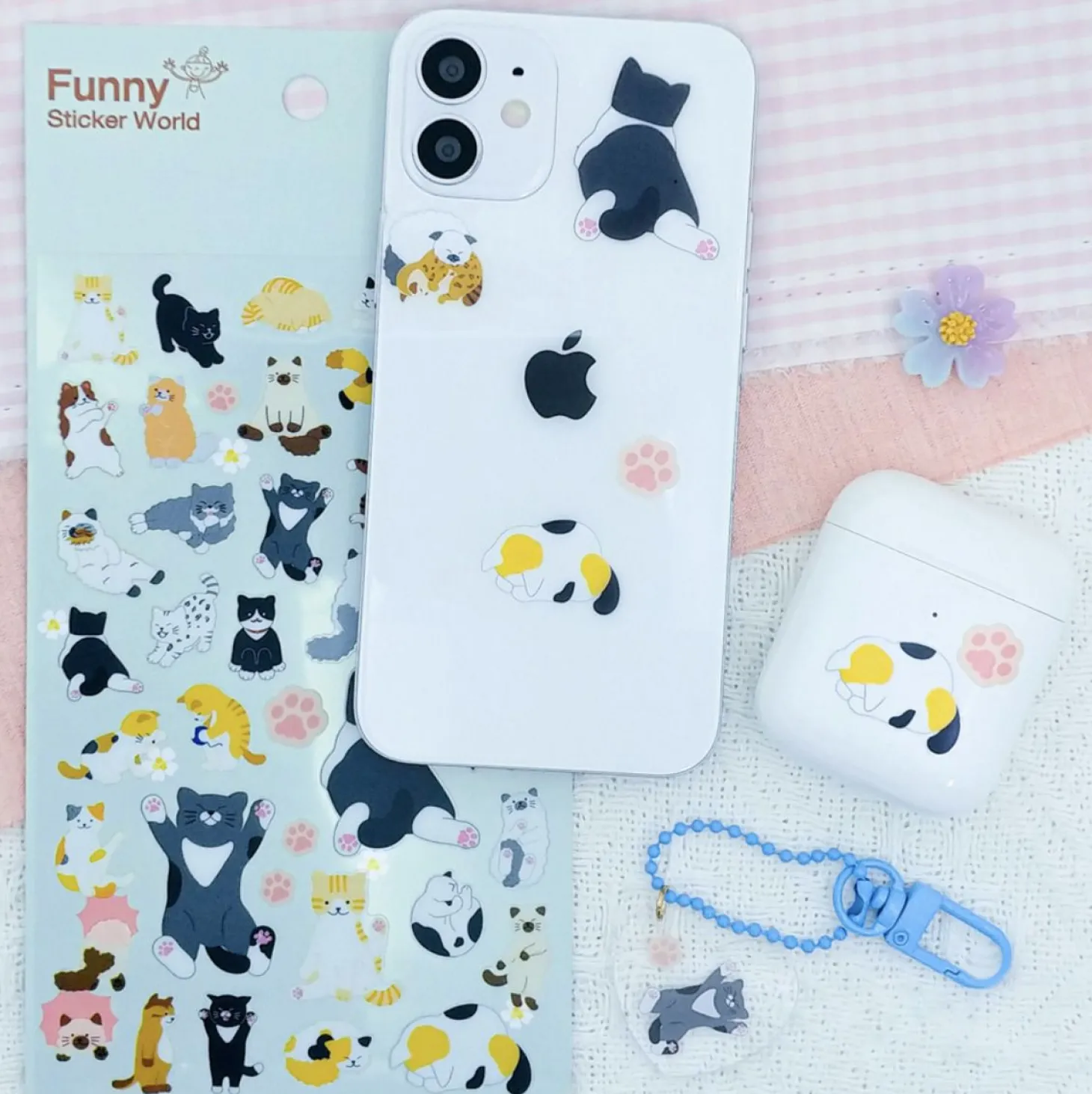 Kawaii Cats PVC Deco Sticker