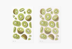 Kiwi Pressed Fruit Sticker