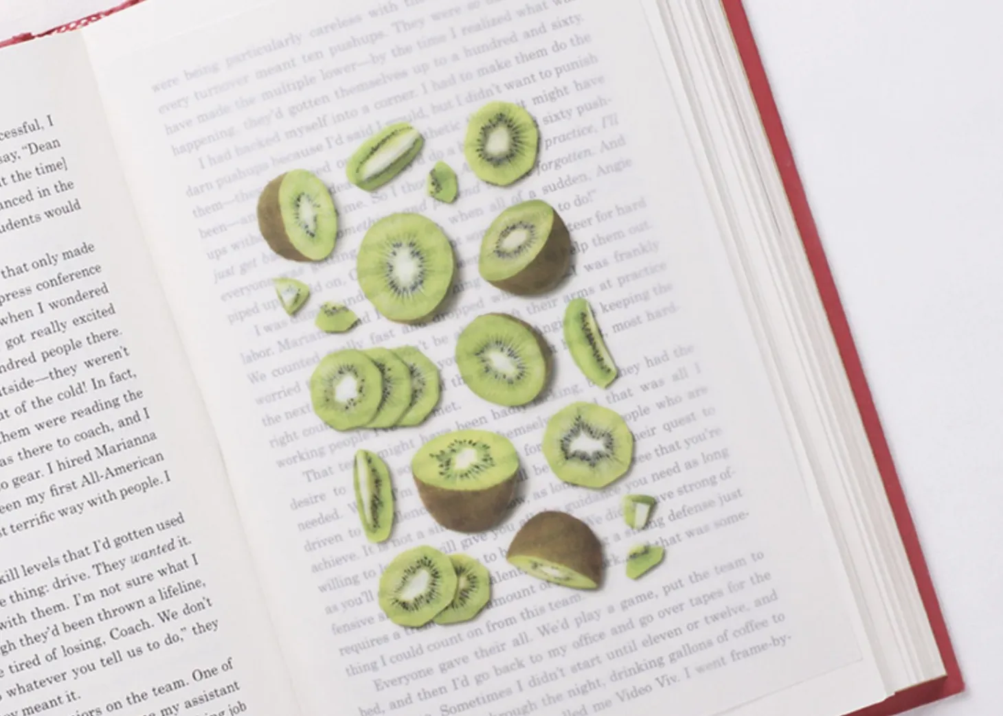 Kiwi Pressed Fruit Sticker