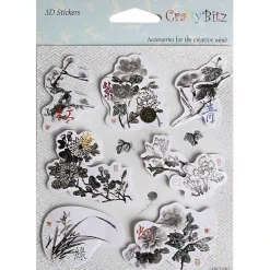 Korean Traditional 3D Deco Sticker