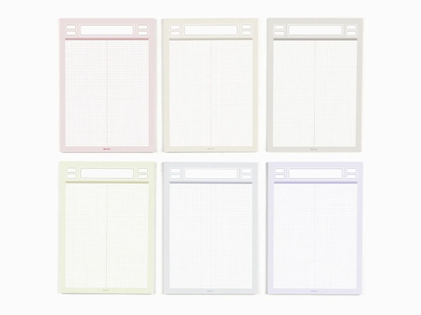 Label B5 Grid Notepad v2