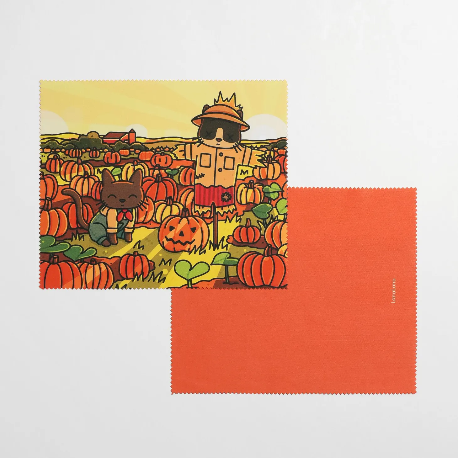 Lana Cat Autumn Screen Cloth