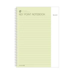 Large Key Point Spiral Lined Notebook