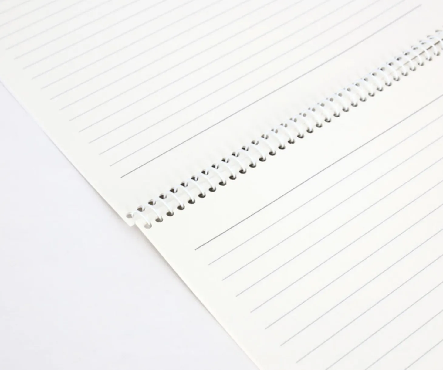 Large Typography Top Bound Lined Notebook