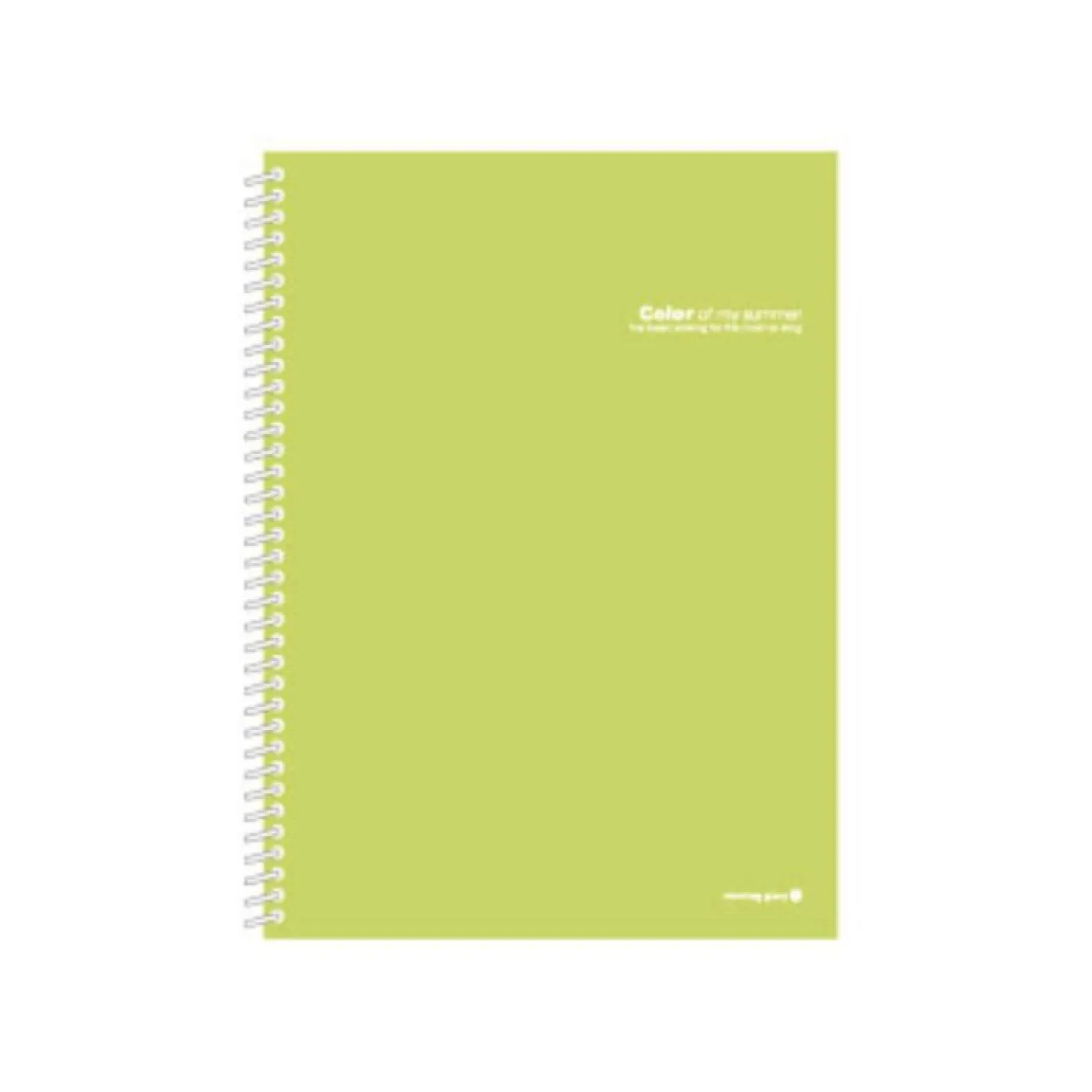 Large Vivid Spiral Lined Notebook