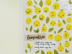 Lemon Emoji Deco Sticker