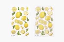 Lemon Pressed Fruit Sticker