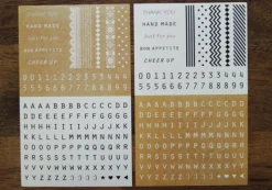 Letter Deco Sticker